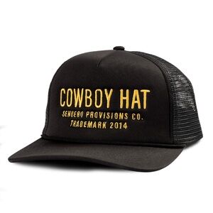Black and Gold Cowboy Hat